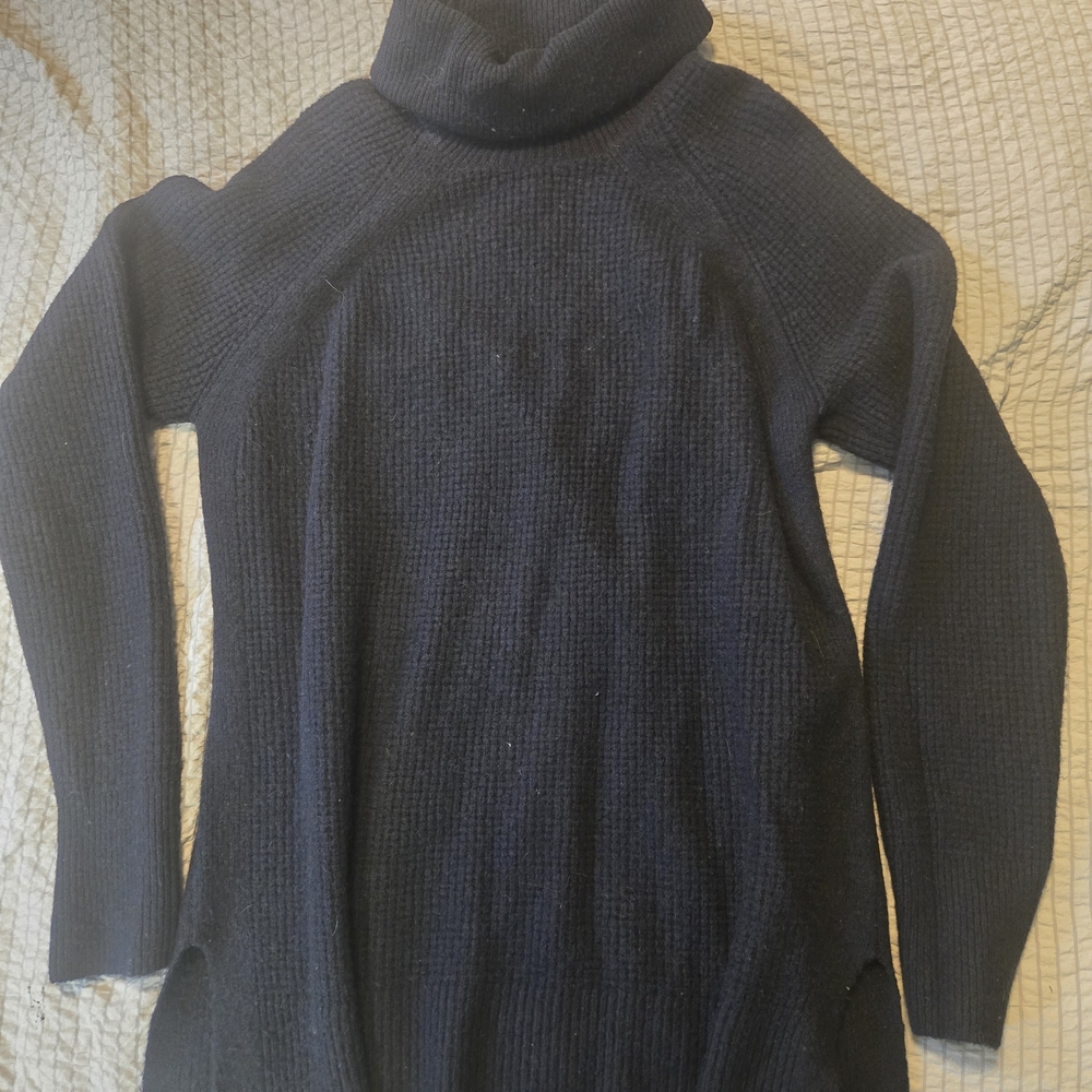 LOFT Navy Turtleneck Sweater
